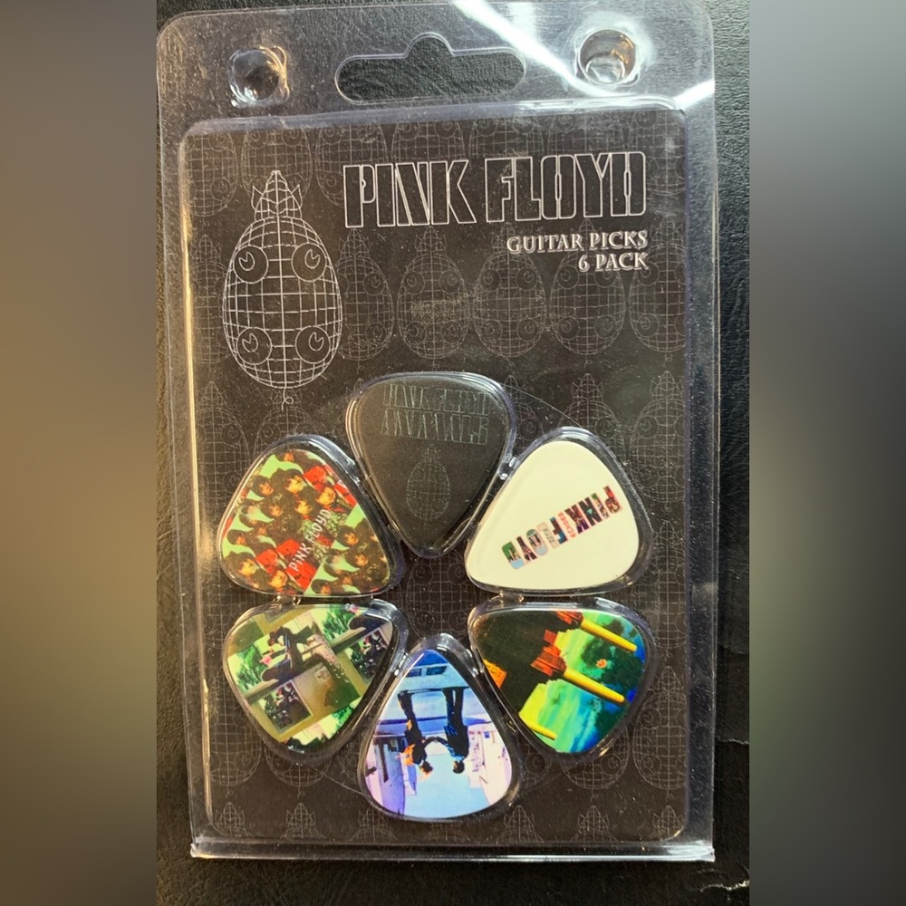 Pink Floyd Colorful Guitar Picks Set